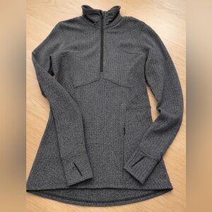lululemon athletica 1/2 zip herringbone pullover EUC